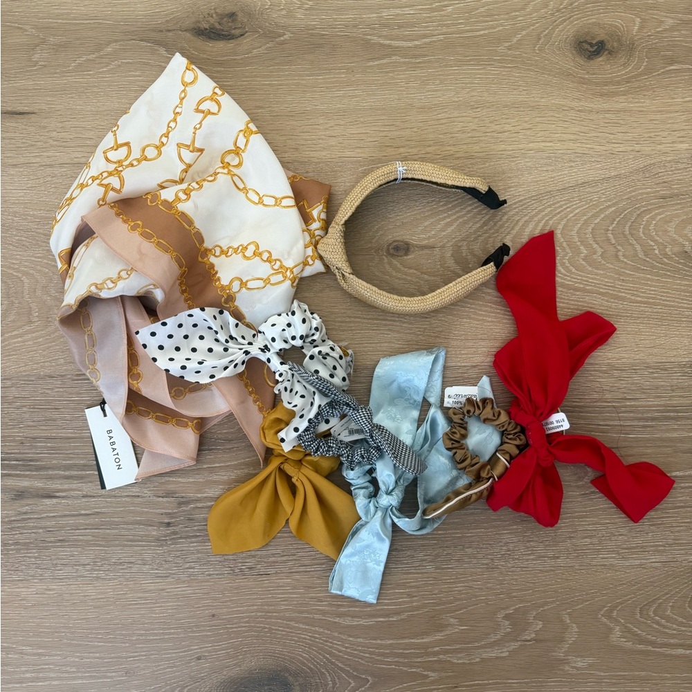 Assorted Hair Accessories, Headband, Hair Tie Bows
